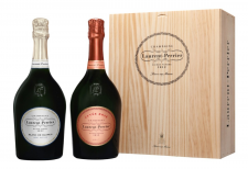 Laurent Perrier Cuvée Rosé & Blanc de Blancs in geschenkverpakking 2fl.